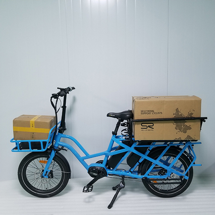 Panier de vélo cargo électrique de conception en alliage Alu