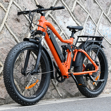 Grande capacité de batterie avec conception de moteur de moyeu arrière 26 'pouce de gros pneu